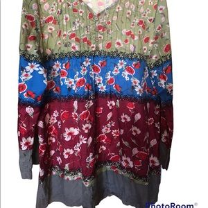 Floral Plus Size Tunic